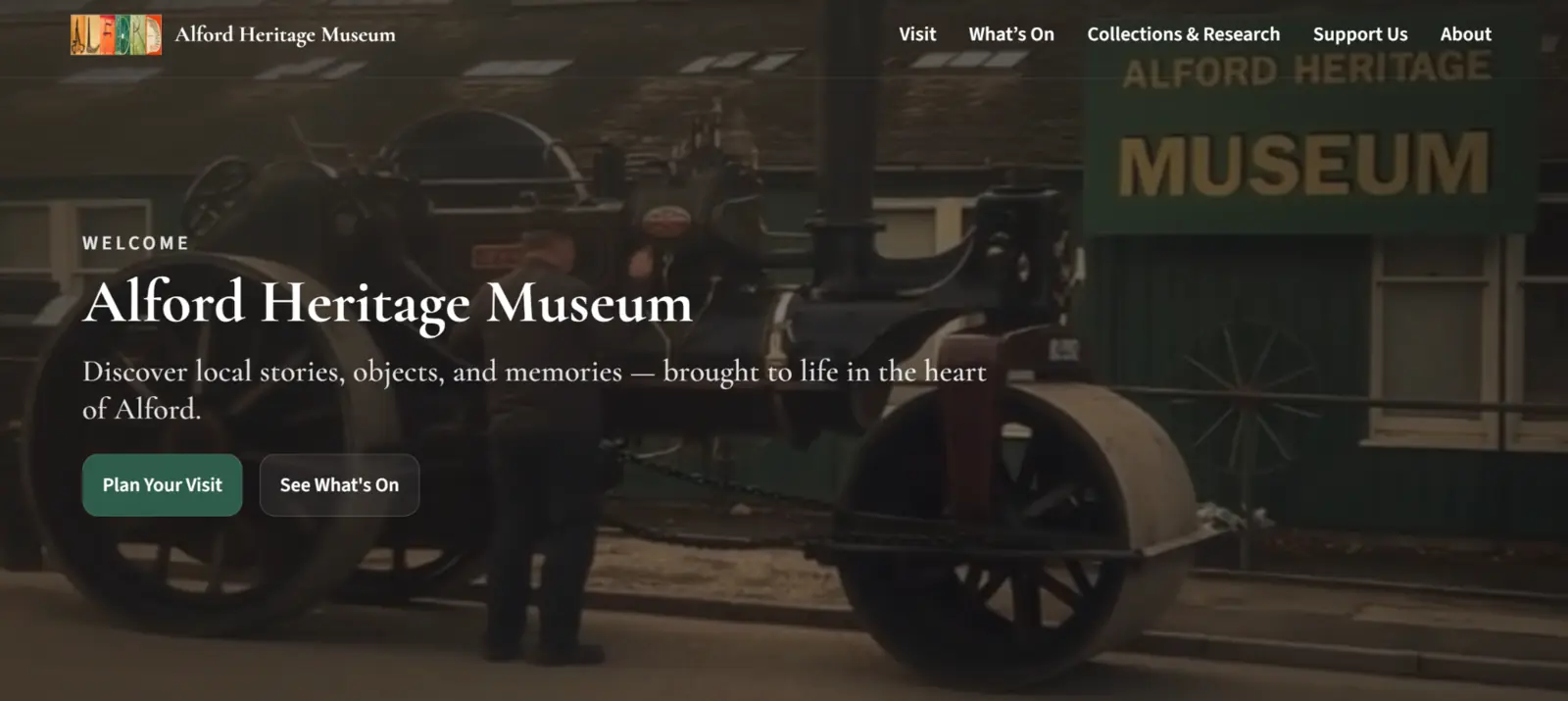 Alford Heritage Museum homepage