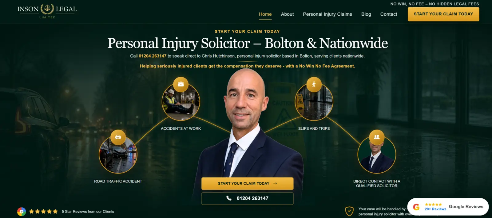 Inson Legal solicitor profile page