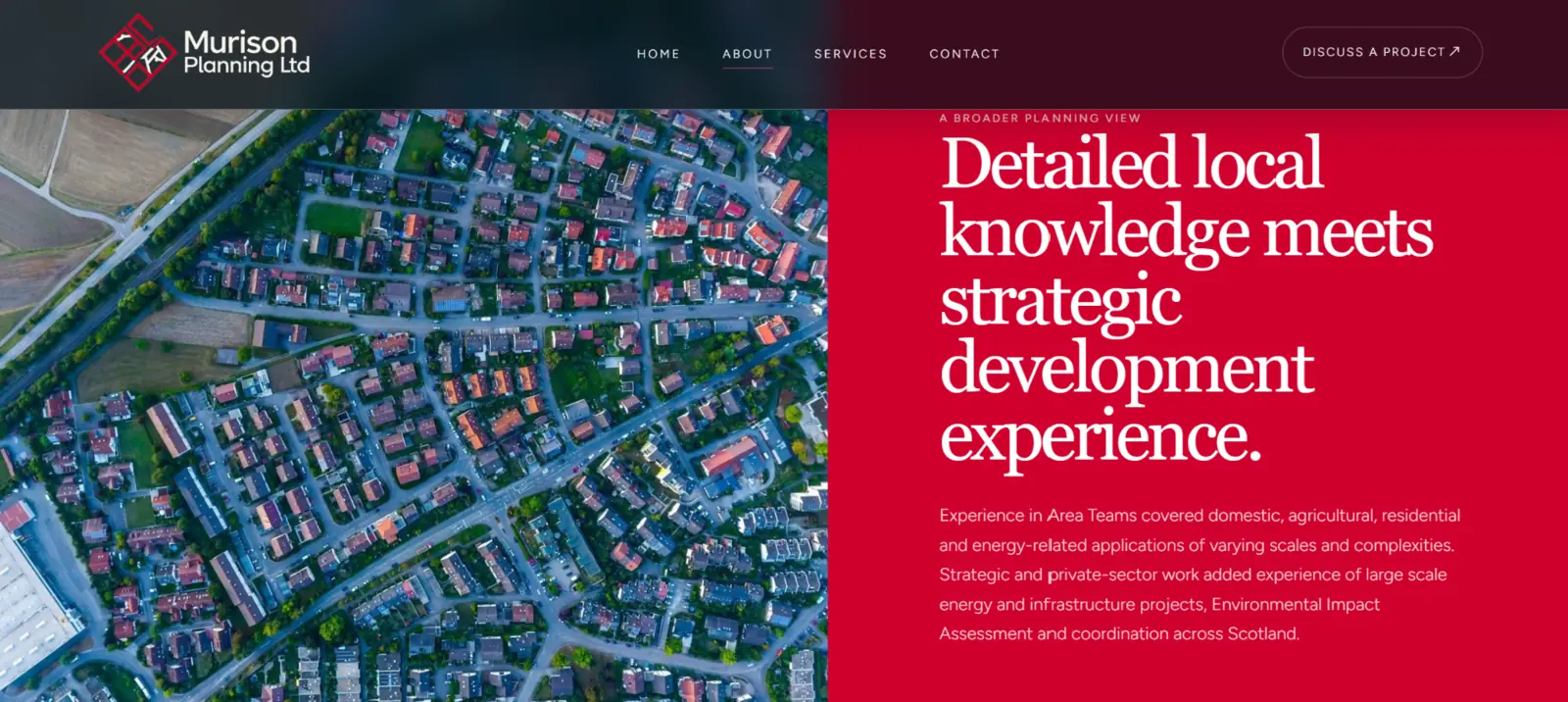 Murison Planning local development expertise page